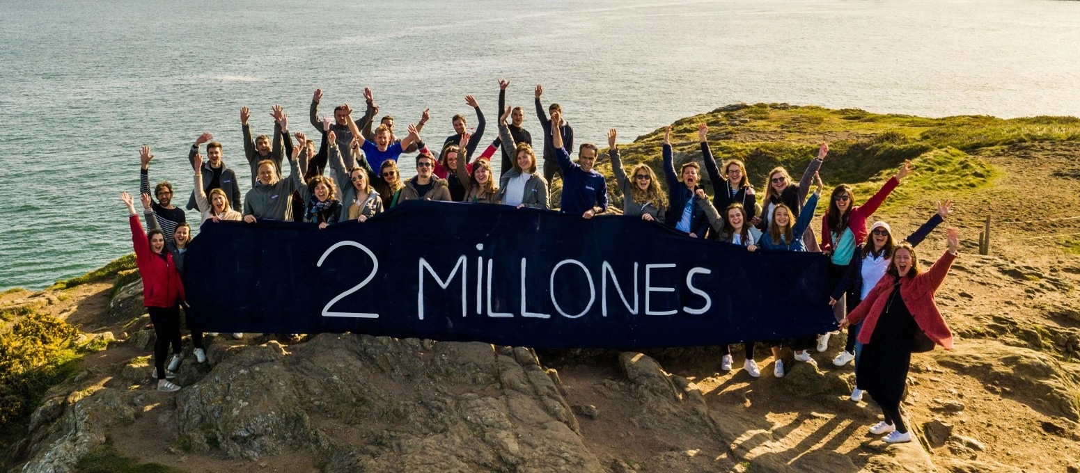 Sois 1.8 millones de usuarios Famileo