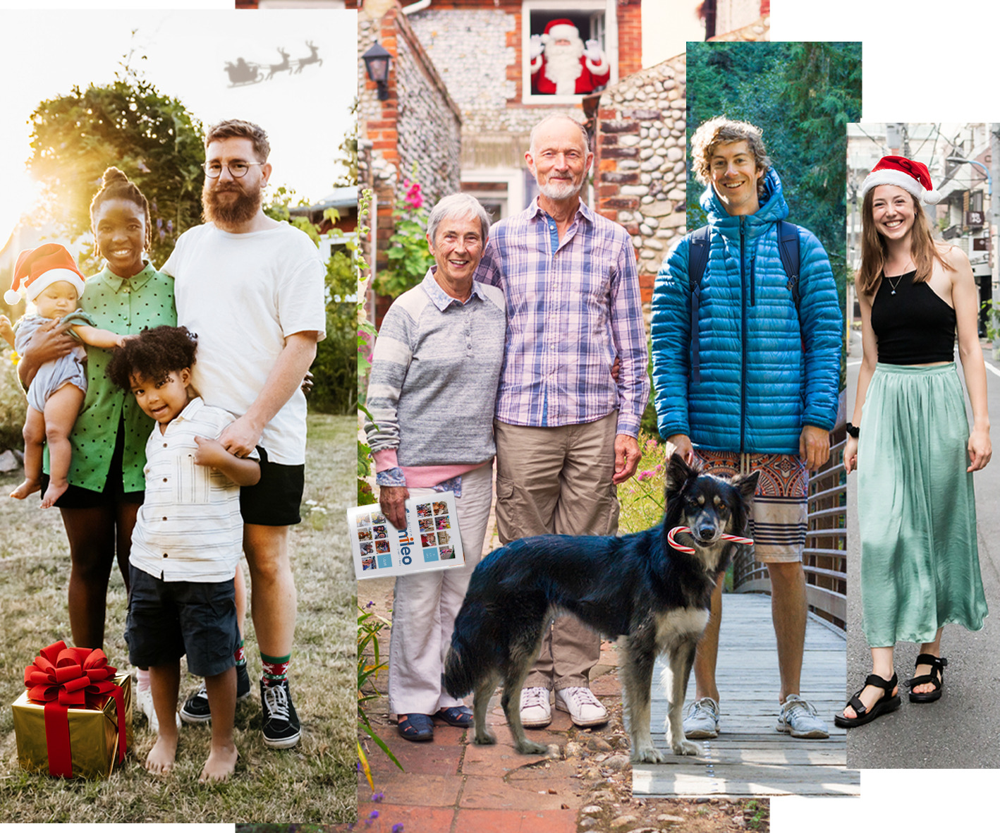 Family portrait with Famileo Gazette